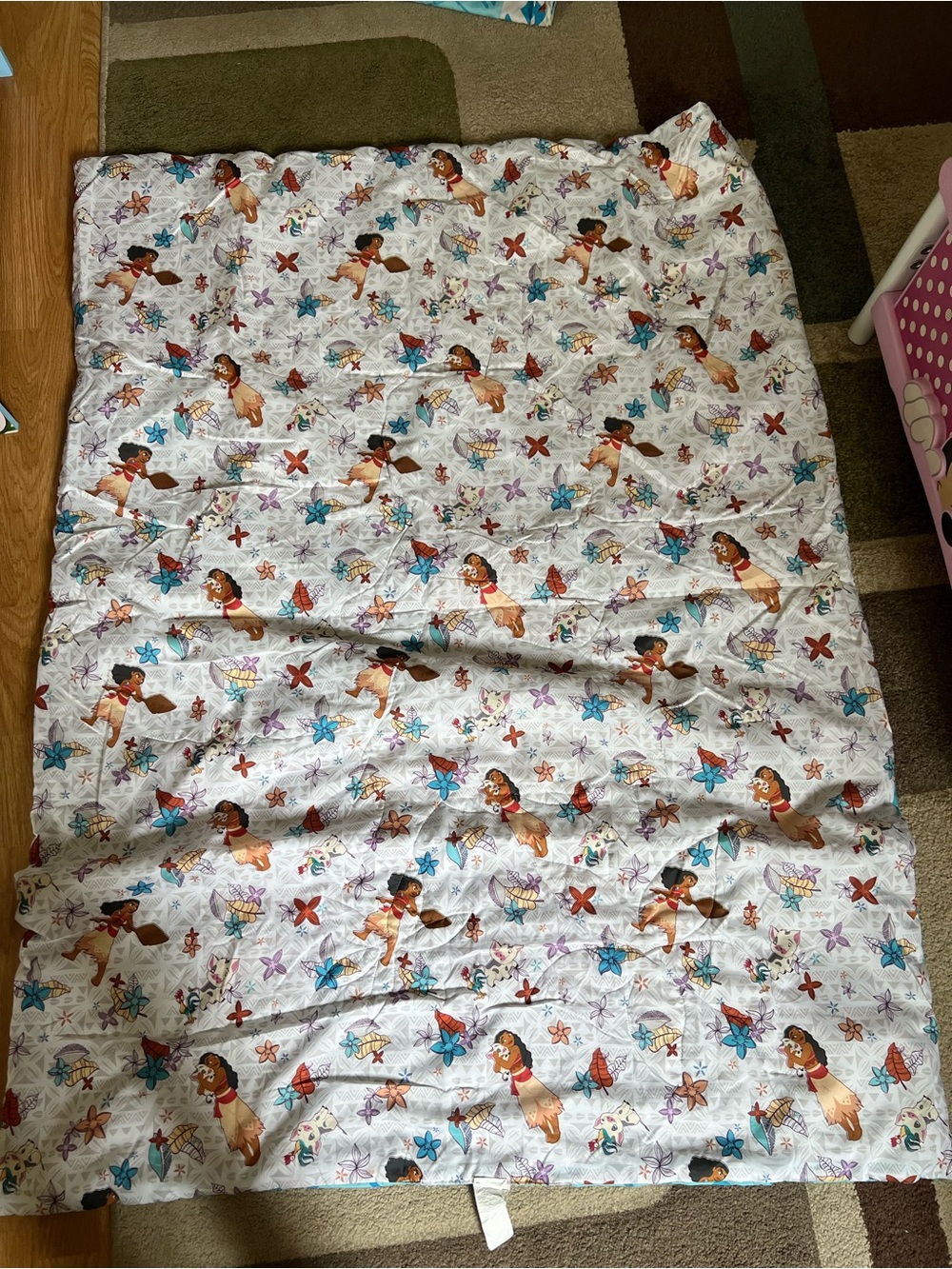 Moana Toddler Bedding- Like New, Perfect Condition - Picture 4 of 4